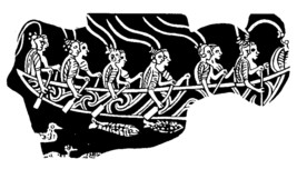 埃及 印加  神秘划船人图片