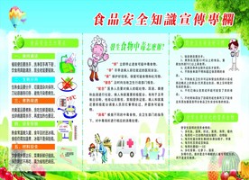 食品安全宣传栏