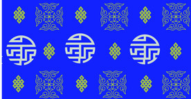 蒙古图案 蒙古元素 蒙古边框