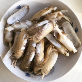 蛏子 贝壳类 软体动物 美食
