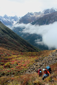 壮丽的高山风光