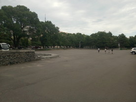 佳木斯大学老图书馆后身