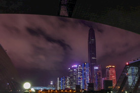 深圳市民中心夜景