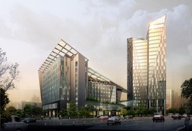 大厦人视角效果图