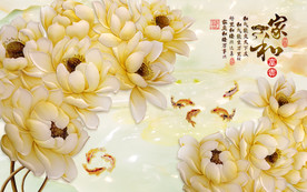 家和大理石背景墙