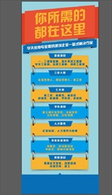 招生细则易拉宝x展架