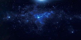 蓝色宇宙星空大图背景
