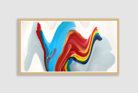 现代中式抽象艺术北欧简约无框画