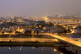 城市夜景 自然景观 建筑 风景