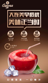 樱桃创意海报