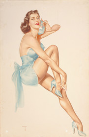 美女 复古 女人 诱惑  笑脸