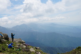 壮丽的高山风光