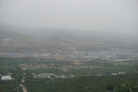 俯瞰乡村风景