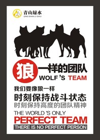 青山绿水  狼一样的团队