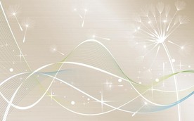 唯美现代简约线条蒲公英电视背景