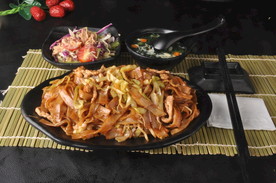 肉丝炒河粉 小炒河粉   炒河