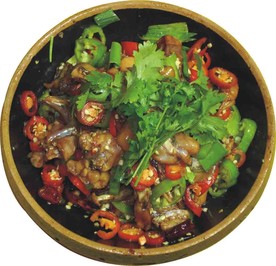 炒牛蛙