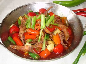 干锅鸭舌