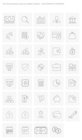 商务类网站使用 ICON