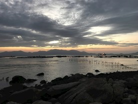 海上黄昏