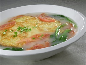煎蛋汤  美食 食品 烹饪