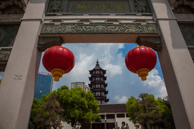 绳金塔风光