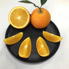 金堂脐橙 剥开的脐橙 脐橙果盘