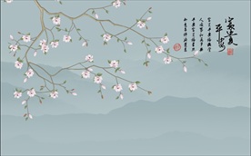 花鸟背景墙