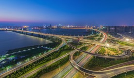 朝阳大桥   夜色