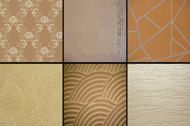 硅藻泥施工喷绘图样