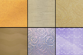 硅藻泥施工喷绘图样