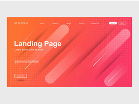 现代时尚颜色渐变网站