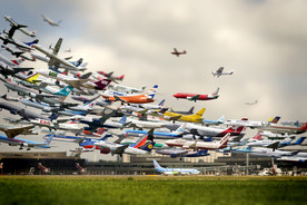 繁忙的空港