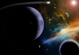 宇宙星空 装饰画 星空背景墙