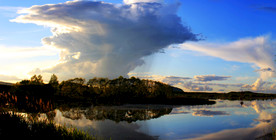 五大连池药泉湖风光