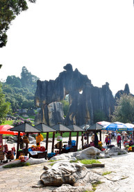 石林景区摊贩