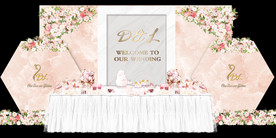 大理石婚礼背景