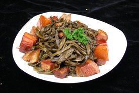 红烧肉干豆角