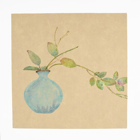 国画茉莉花花卉没骨法