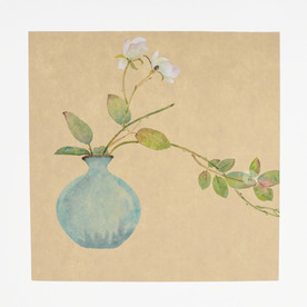 国画茉莉花花卉没骨法