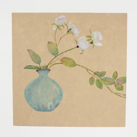 国画茉莉花花卉没骨法