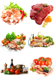 肉食水果素材透明淘宝素材