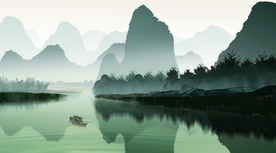 中国风水墨山水
