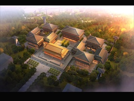 古建鸟瞰图