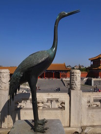 故宫铜鹤