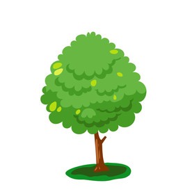 卡通树