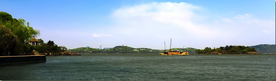 湖泊全景
