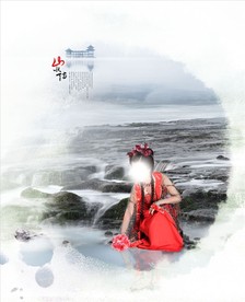 平面广告设计山水画广告图