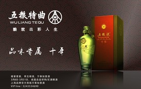 五粮液酒业新品上市广告宣传海报