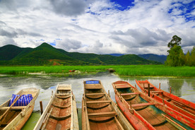 泸沽湖风光